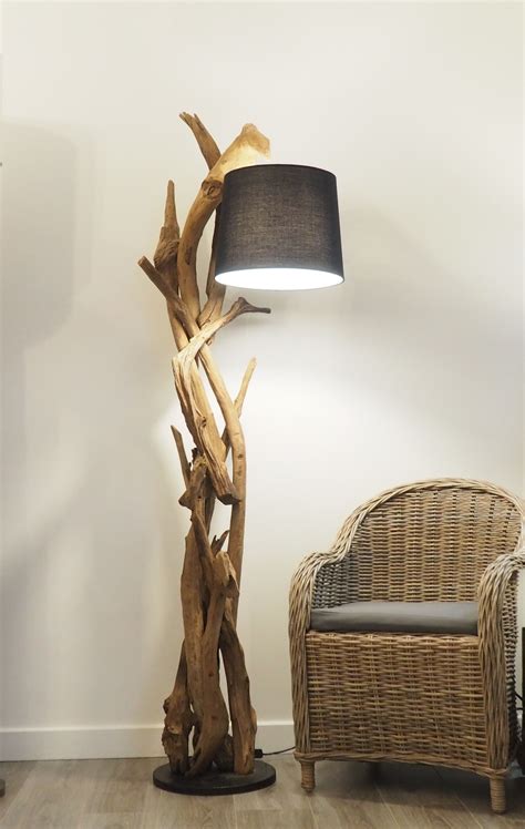 Wooden Handmade Floor Lamp