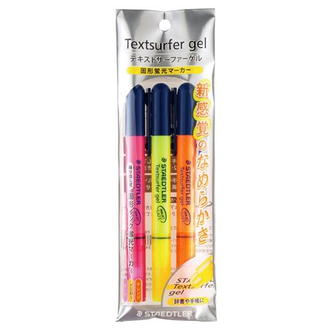 Staedtler Textsurfer Gel Highlighter, Pack of 3, Multicolor : Amazon.in ...