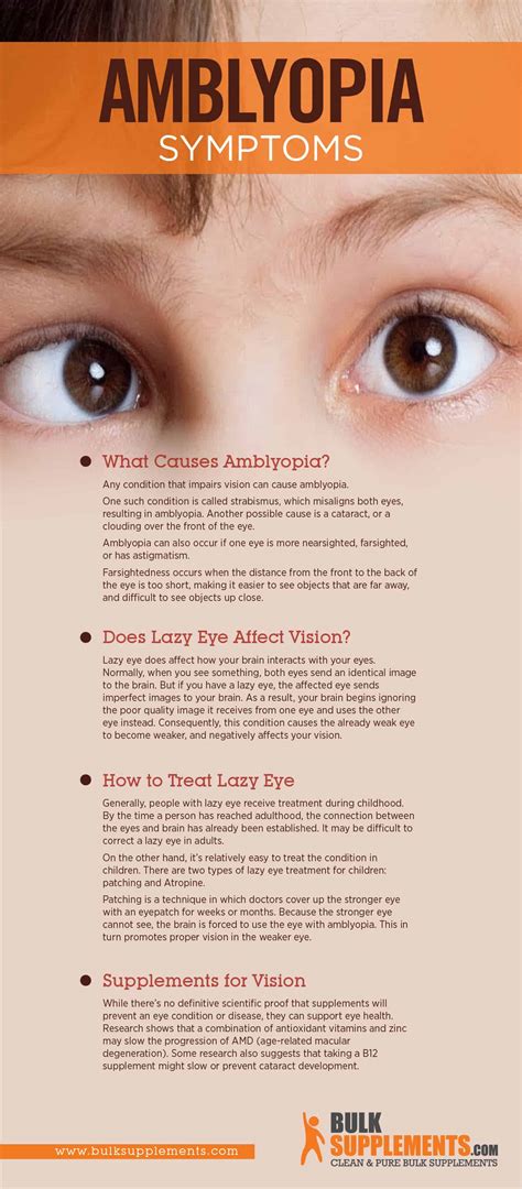 Amblyopia (Lazy Eye) Symptoms, Diagnosis, and Treatment