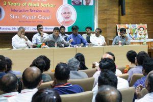 Spoke about the role of IT in the development of the nation, at a ...