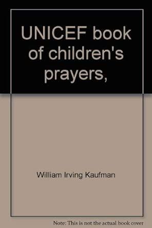 UNICEF book of children's prayers : Amazon.in: Books