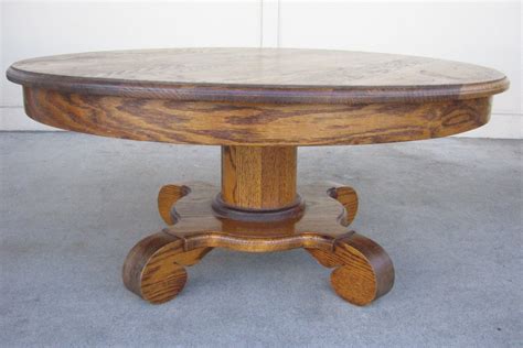 Oak Round Coffee Table