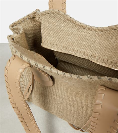 Chloé Mony Medium canvas tote bag Chloe