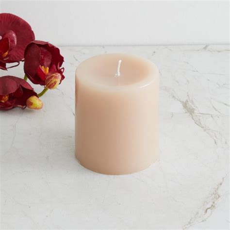 Buy Marshmallow Cedarwood Scented Pillar Candle from Home Centre at ...