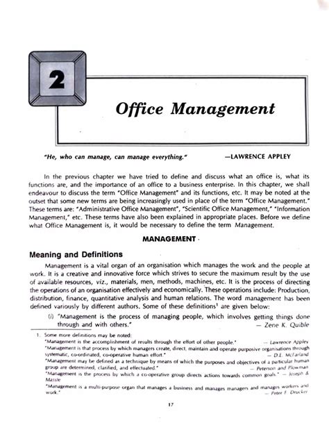 Image result for Office Management Notes PDF