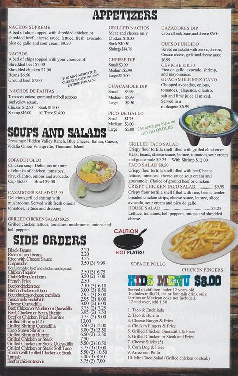 Cazadores Mexican Grill | Authentic Mexican Food in Arlington, TN ...