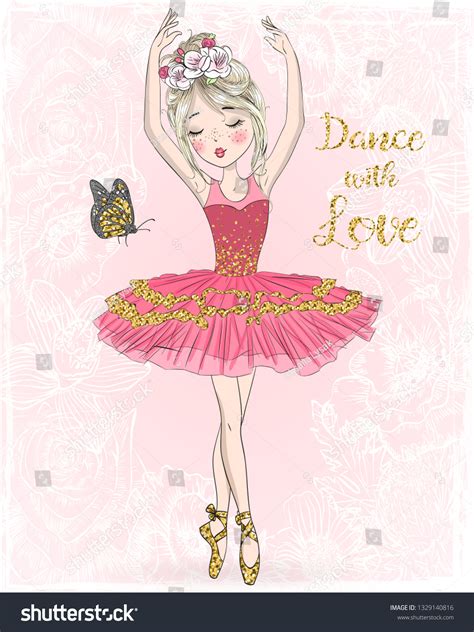 Ballerina Drawing Cute