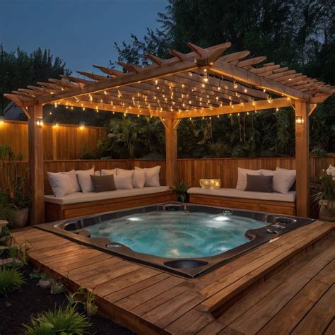 16+ Inspiring Hot Tub Platform Ideas for Your Backyard in 2025 | Hot ...