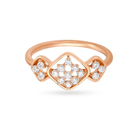 Elegant Floral Diamond Finger Ring