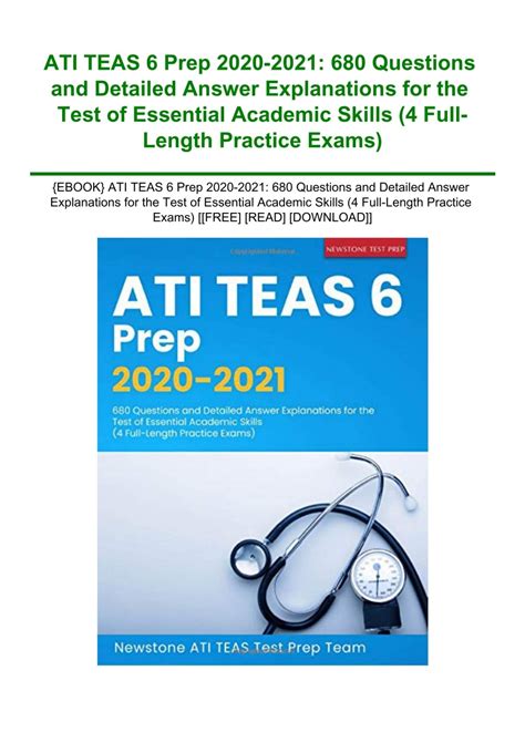 {EBOOK} ATI TEAS 6 Prep 2020-2021 680 Questions and Detailed Answer ...
