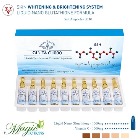 Glutathione Injection By Vesco Pharma Gluta C And Vitamin C