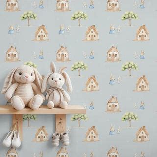 Hopper Town Kids Room Wallpaper | Life n Colors