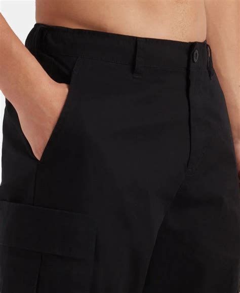 Buy Super Combed Cotton Woven Regular Fit Cargo Jogger with Seven ...