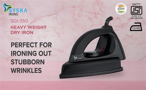 Buy Syska SDI 350 CLASIQUE 1000 W Non-Stick Heavy Duty German Coating ...