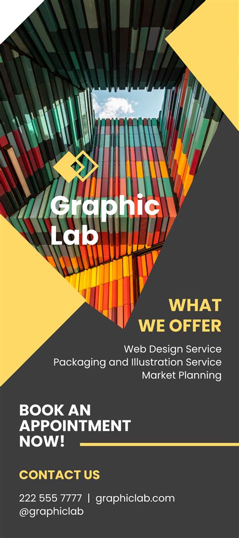 Free Company Rack Card Template to Edit Online
