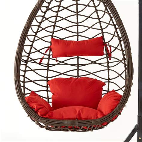 Buy Helios Brezza Jimmy Hanging Chair with Stand and Seat Cushions ...