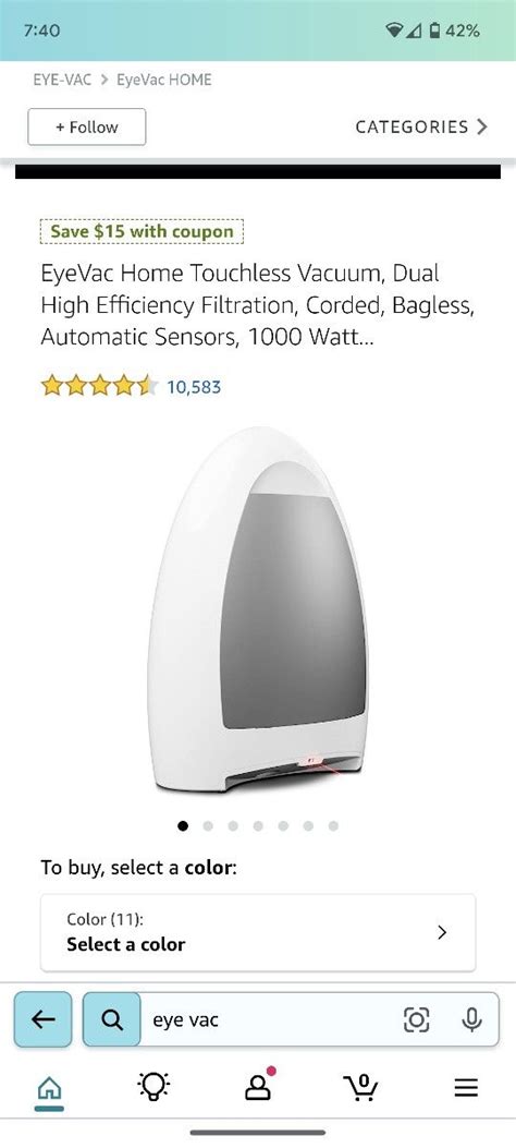 Used Eye Vac White for Sale in Auburn, WA - OfferUp
