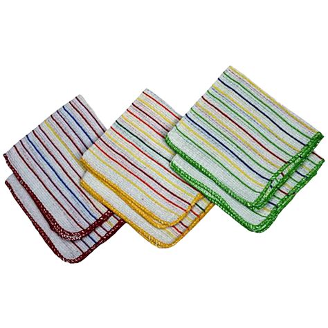 Buy Rise N Shine Dish Cloth Assorted Colour - 27 cm X 27 cm Online at ...