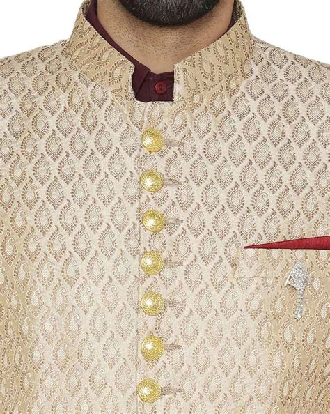 Buy Cream WINTAGE Textured Blazer with Buttons | AJIO