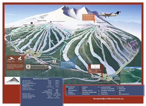 Hudson Bay Mountain Trail Map | OnTheSnow