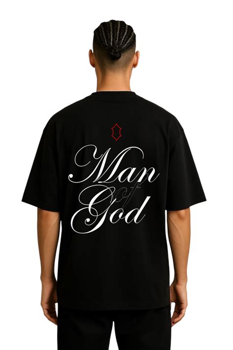 Sleek Tee- Black – Man Of God