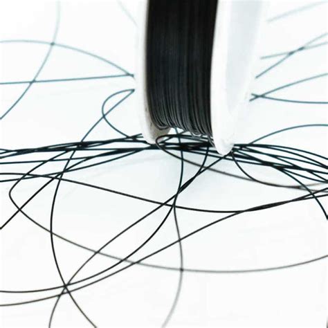 Buy Black Color Bead Stringing Wire online at wholesale price ...