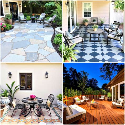 25 Painted Concrete Patio Ideas That Wow Guests