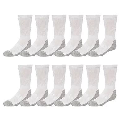 Boys 8-20 Tek Gear 12-Pack Lightweight Crew Performance Socks