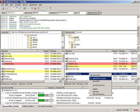 File Transfer Program 的图像结果