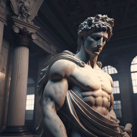 Greek God Statue Wallpaper