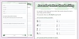 'n' and 'h' Handwriting Practice Worksheet