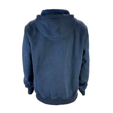 Navy Blue Full Zip Hoodie - Otter Outdoors