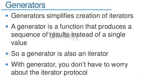 Image result for Python Generator Tutorial