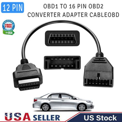 GM 12 Pin OBD1 to 16 Pin OBD2 Convertor Adapter India | Ubuy
