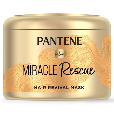 Pantene Pro-V Miracle Rescue Hair Revival Mask for Dry, Damaged Hair ...
