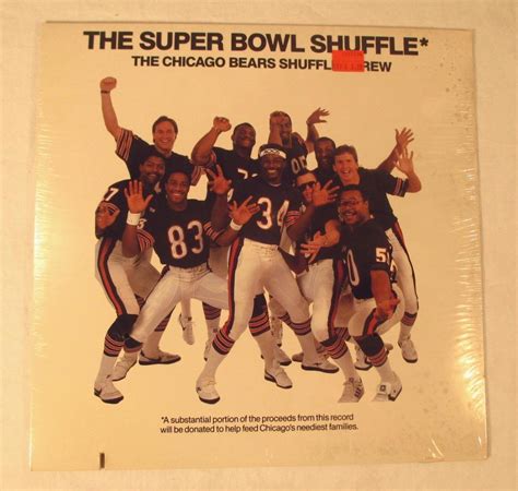 Chicago Bears 1985 SUPER BOWL SHUFFLE LP Record SEALED 12" 33 1/3 LP ...