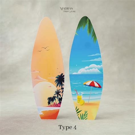 Surf Boards (Foam Board) - Set of 2 – Madras Prop Store