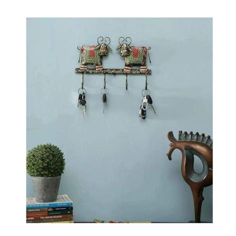 Metal Cow Hook Key Hanger Wall Decor | Premium Design Wall Hanging For ...