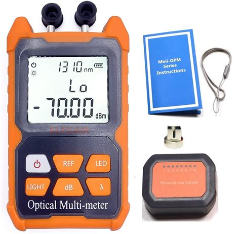 Techtest 3 in1 Optical Power Meter with Laser Light -70~+6dBm FC/SC/ST ...
