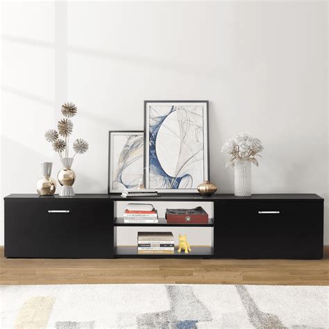 Buy TUSY TV Stand for 65 + inch tv, Modern Entertainment Center with ...