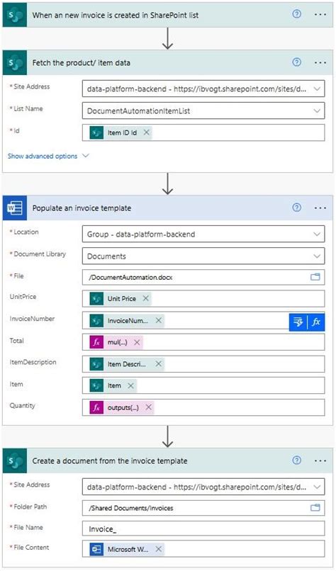 Image result for Power Automate Invoice Processing
