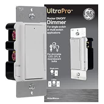GE 10464 Single Pole Rocker-Style Dimmer : Amazon.in: Home Improvement