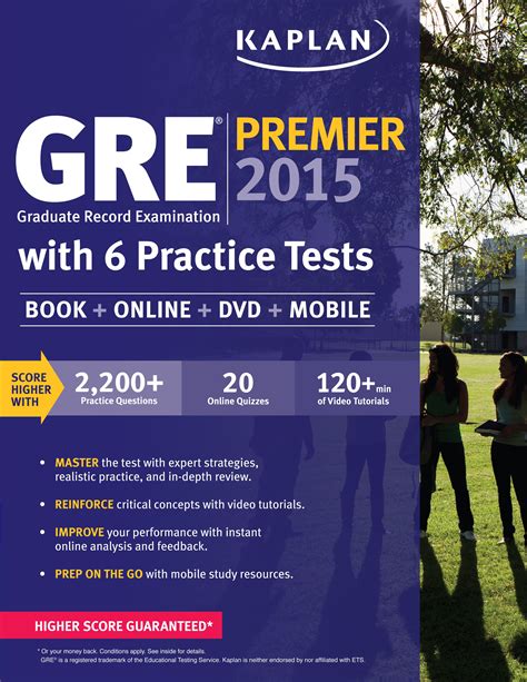 GRE® Premier 2015 with 6 Practice Tests: Book + DVD + Online + Mobile ...