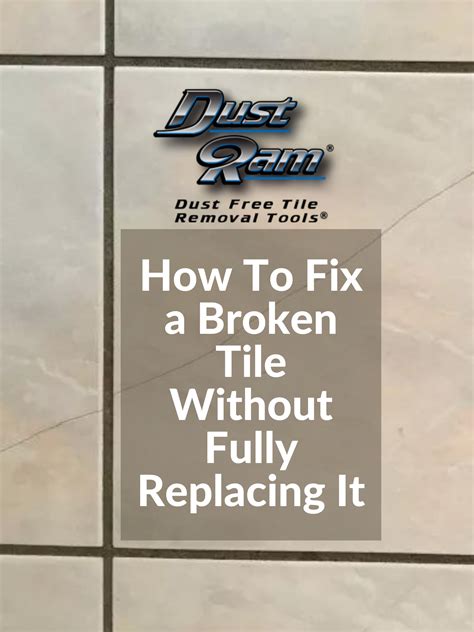 Repair Cracked Tile Without Replacing