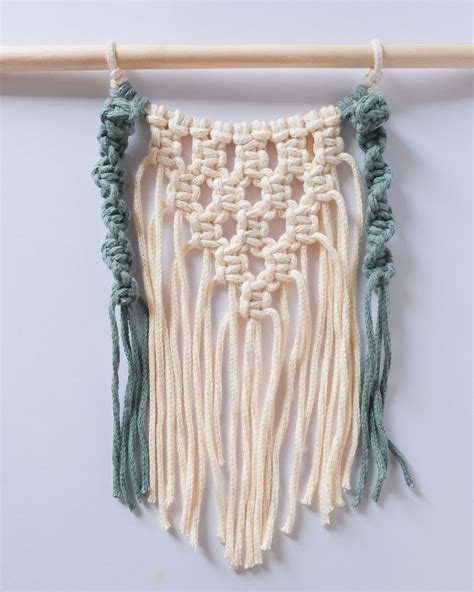 Image result for Small Macrame Wall Hanging Free Pattern