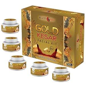 Beauty Feel Professional Gold Kesar Facial Kit For Facial, Cleanser ...