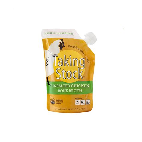 Unsalted Chicken Bone Broth, 16 Oz