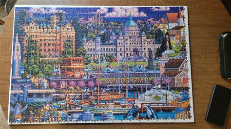 10,000/60,000 pieces done of the world's largest jigsaw puzzle done ...