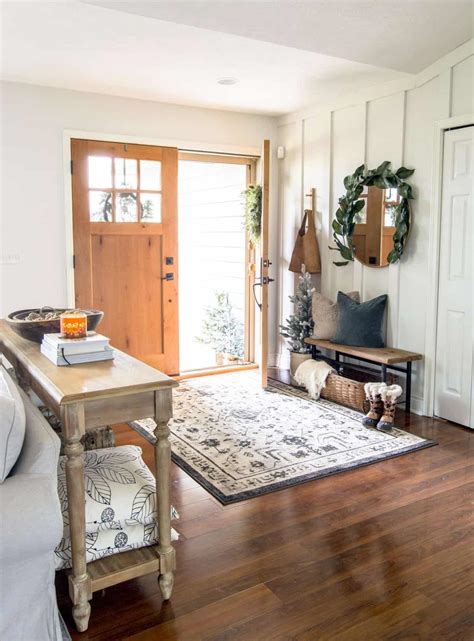 How To Style A Small Foyer With Narrow Entryway Bench Grace In My E