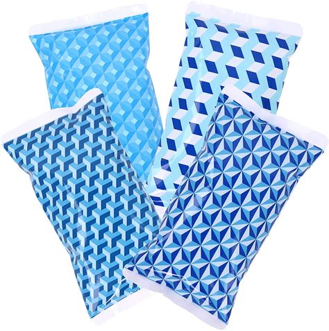 TruHealth Reusable Ice Packs - 4 Long Lasting Small Packs for Lunch ...